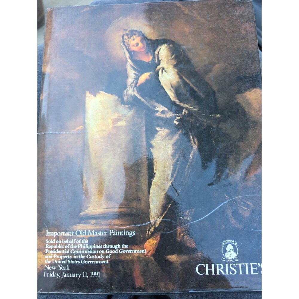 Christie's NY Important Old Master Paintings from Philippines January 11, 1991